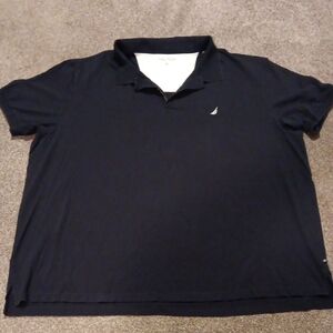 Nautica Men's Black Polo Shirt
